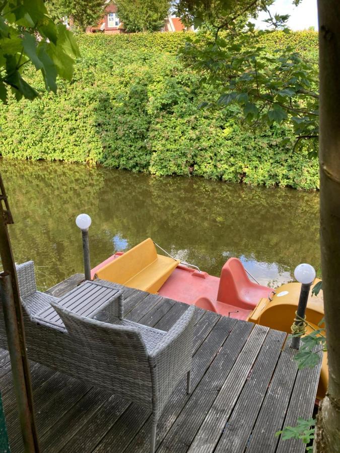 Ferienwohnung Am Siel Ditzum Exterior foto